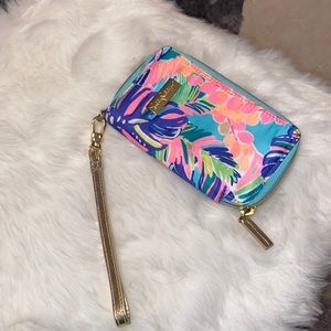 Lilly Pulitzer Wallet and Sunglasses Wristlet